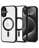 Etui do iPhone 16 Tech-Protect MagFlex MagSafe satin black - przezroczysty