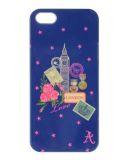 Etui do iPhone 5/5s/SE Accessorize London - granatowe